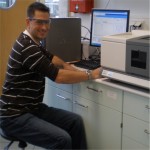 Infrared spectroscopy (BioRad Excalibur FTS 3100 spectrometer)